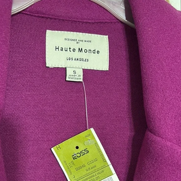 Haute Monde Fuchsia Coat - Picture 2 of 5